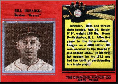 BUrbanski1934DiamondMatc